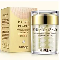 Крем для обличчя зволожувальний Bioaqua Pure Pearls Cream 60 ml з перлинним порошком