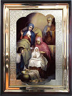 Храмовая икона "Рождество Пресвятой Богородицы" 56x46см