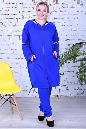 Неймовірний жіночий костюм двійка, тканина "Трикотаж двухнитка" 50, 52, 54, 56, 58, 60 розмір 50, фото 1