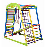 Дитячий спортивний комплекс для дому SportWood-Plus 130 см заввишки, фото 7