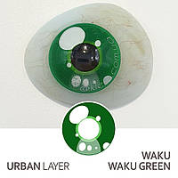 Кольорові контактні лінзи Urban Layer Waku Waku Green
