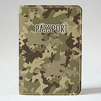 Обложка на паспорт v.1.0. 818 Камуфляж (эко-кожа) (6042)