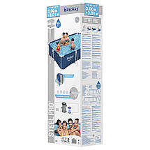 Басейн каркасний Bestway 56411 габарити 300x201x66 см, об'єм 3300 л (картриджний фільтр), фото 6