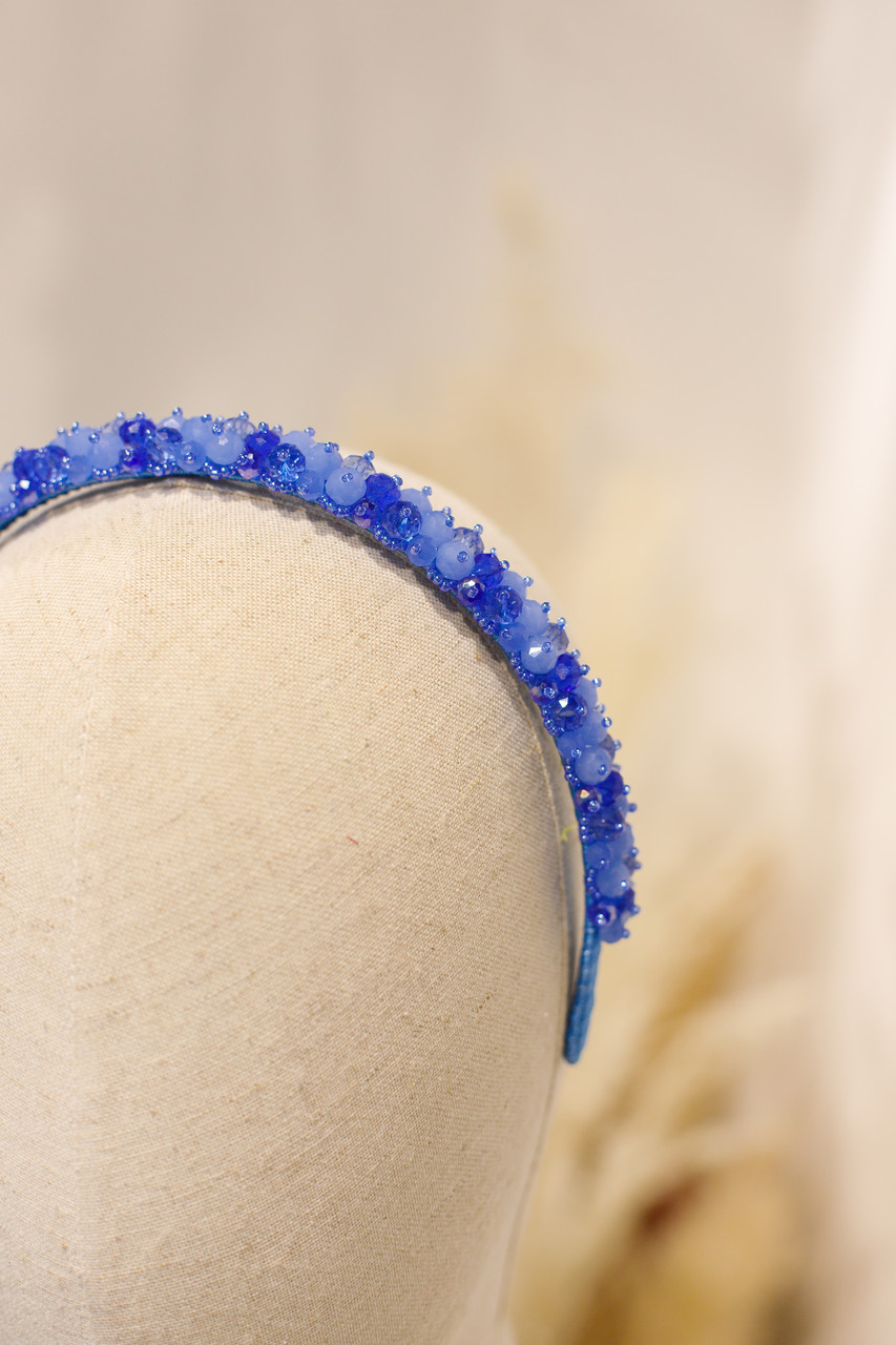 Кришталевий обруч (блакитний)