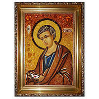 Икона "Святой апостол Филипп" янтарная 40х60