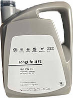 VAG Longlife III FE (504 00/507 00) 0W-30, GS55545M4, 5 л.