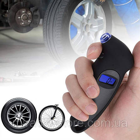 Цифровий манометр для вимірювання тиску в шинах автомобіля Digital TIRE GAUGE, фото 2