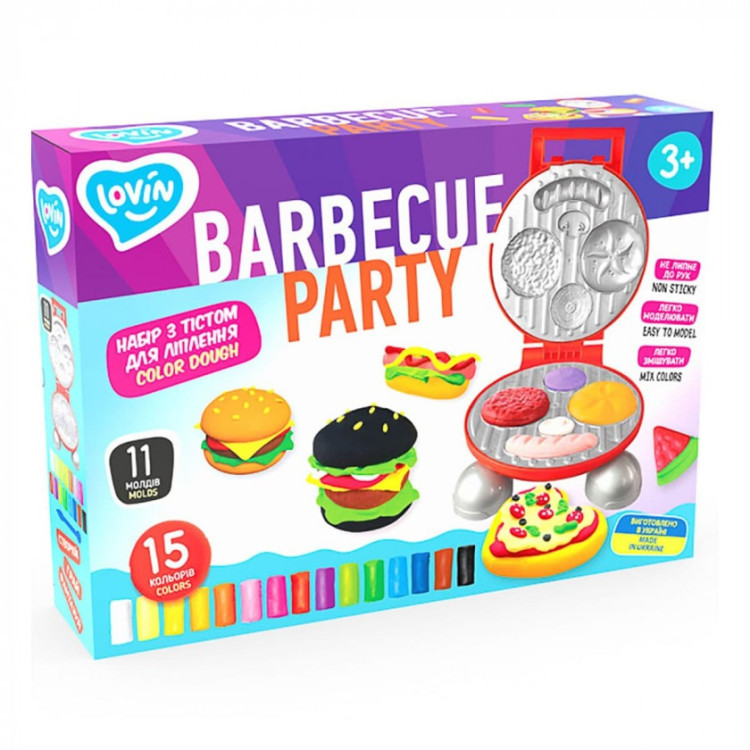 Набір для творчості з тестом Barbecue Party Lovin 15 кольорів, 41194