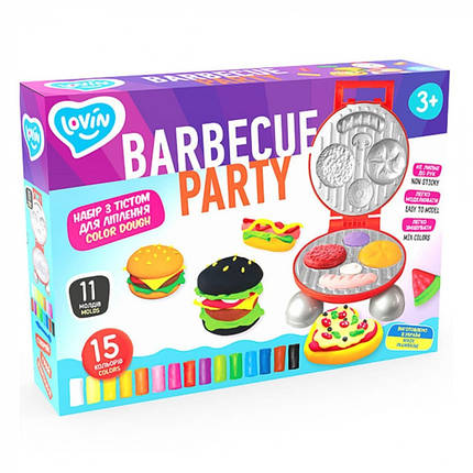 Набір для творчості з тестом Barbecue Party Lovin 15 кольорів, 41194, фото 1