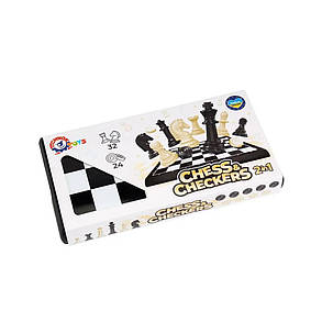 Набір настільних ігор ТехноК Шашки та шахи, 9055, фото 3
