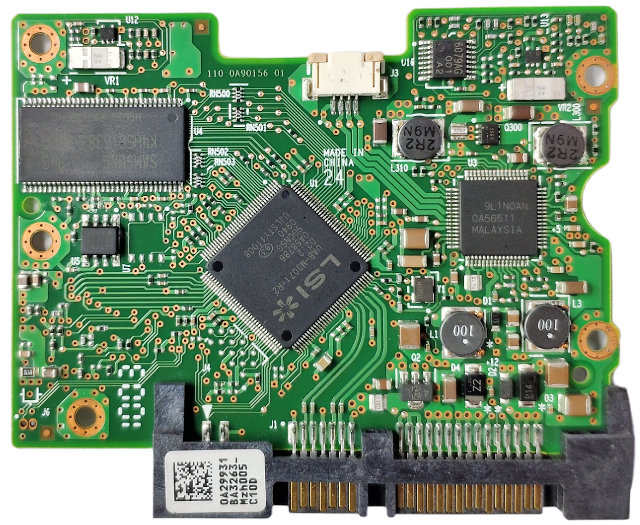 Плата HDD PCB 0A90156 0A29931 Hitachi HDE721050SLA330 HDE721075SLA330 HDE721010SLA330