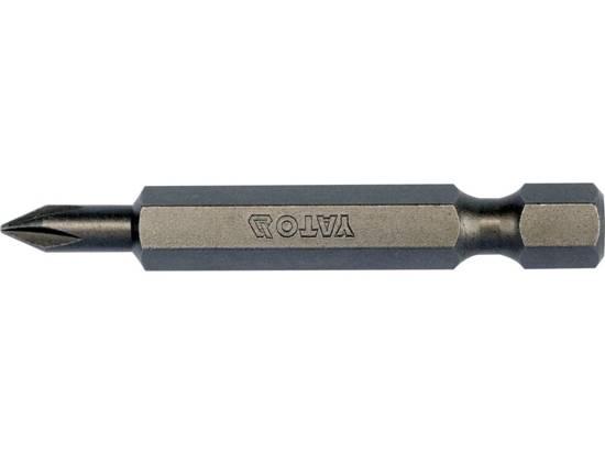 Насадка викруткова YATO Польша : "Philips" PH0 x 50 мм. HEX 1/4". 10 (Уп/Шт.) YT-78150