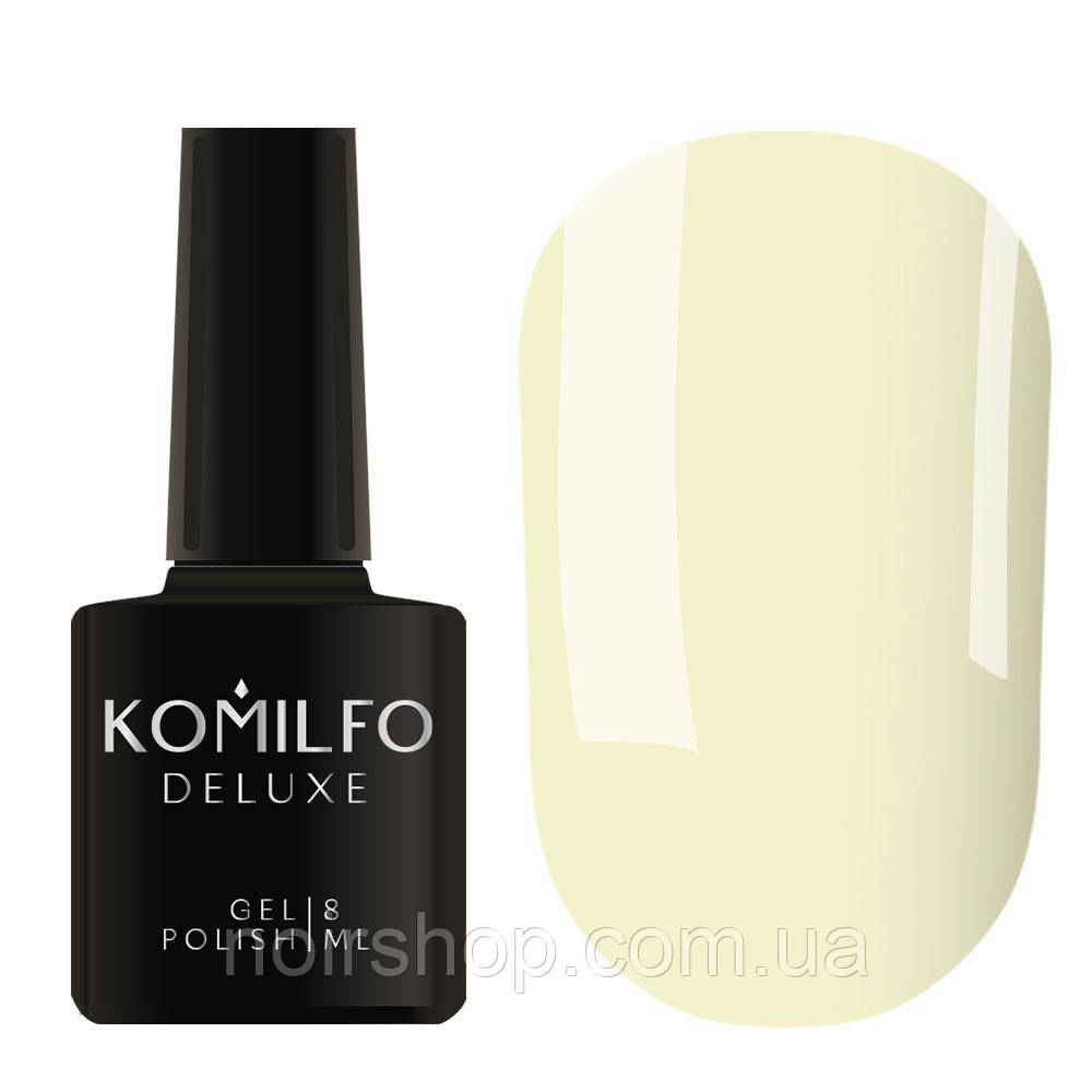 Гель-лак Komilfo Deluxe Series №D287 (айворі, емаль), 8 мл