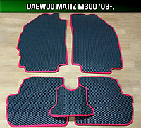 ЕВА коврики на Daewoo Matiz M300 '09-15. EVA ковры Деу Матиз М300 Део