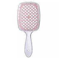 Расчёска для волос Hollow Comb Superbrush Plus (розовый) прозрачно розова