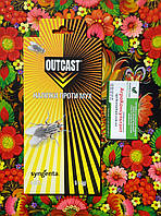 Наклейка от мух Outcast (Ауткаст), 4 шт - удобное и простое средство для надежной защиты от мух