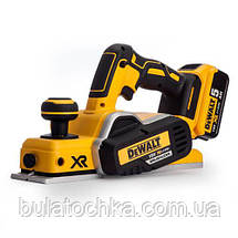 Рубанок акумуляторний безщітковий DeWALT DCP580P2, фото 2