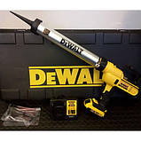 Пістолет для герметиків акумуляторний DeWALT DCE580D1, фото 3