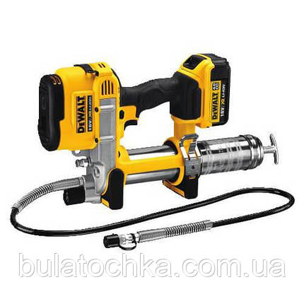 Пістолет маcляний акумуляторний DeWALT DCGG571M1, фото 1
