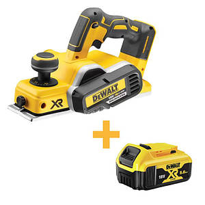 Рубанок акумуляторний безщітковий DeWALT DCP580N+DCB184