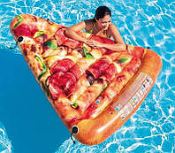 Пляжний надувний матрац Intex 58752 «Піца», 175 х 145 см