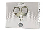 Наручники металеві Adrien Lastic Handcuffs Metallic Сірий (AD30400), фото 2