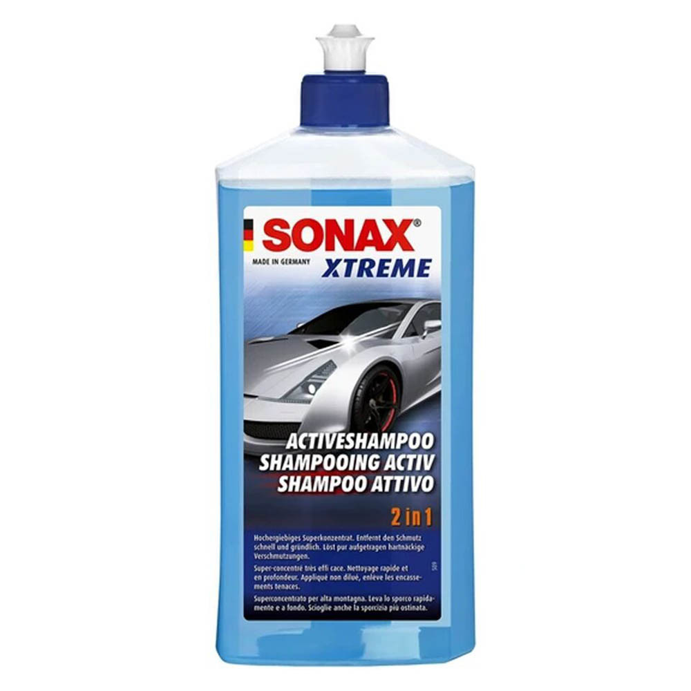 Автошампунь з активними компонентами 2 в 1 концентрат 500 мл SONAX XTREME ActiveShampoo 2 in 1 (214200)