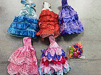 Платья для Барби и обувь туфли, сапоги, босоножки набор одежды