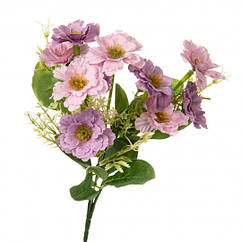 Квітковий букет 35 см фіолетовий