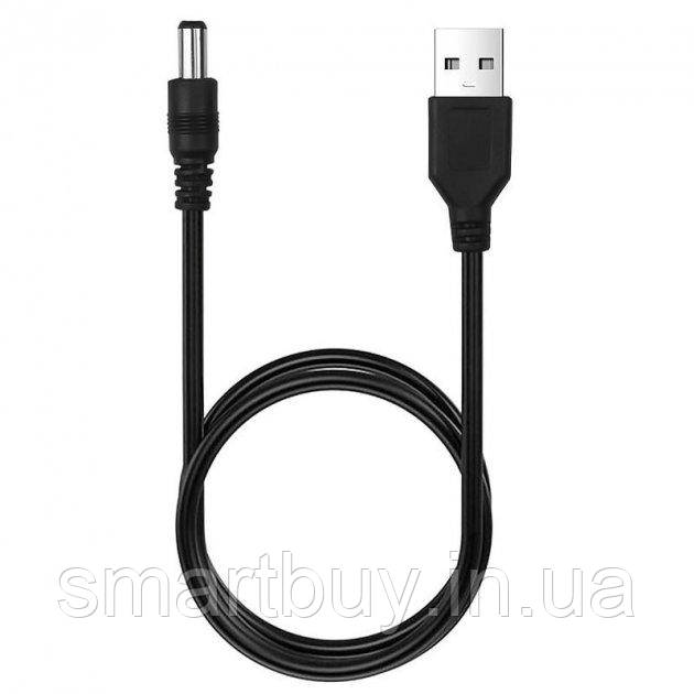 Кабель живлення для роутера 5V та іншої техніки USB-DC, 1 м/Кабель-перехідник для Wifi роутерів від Power Bank