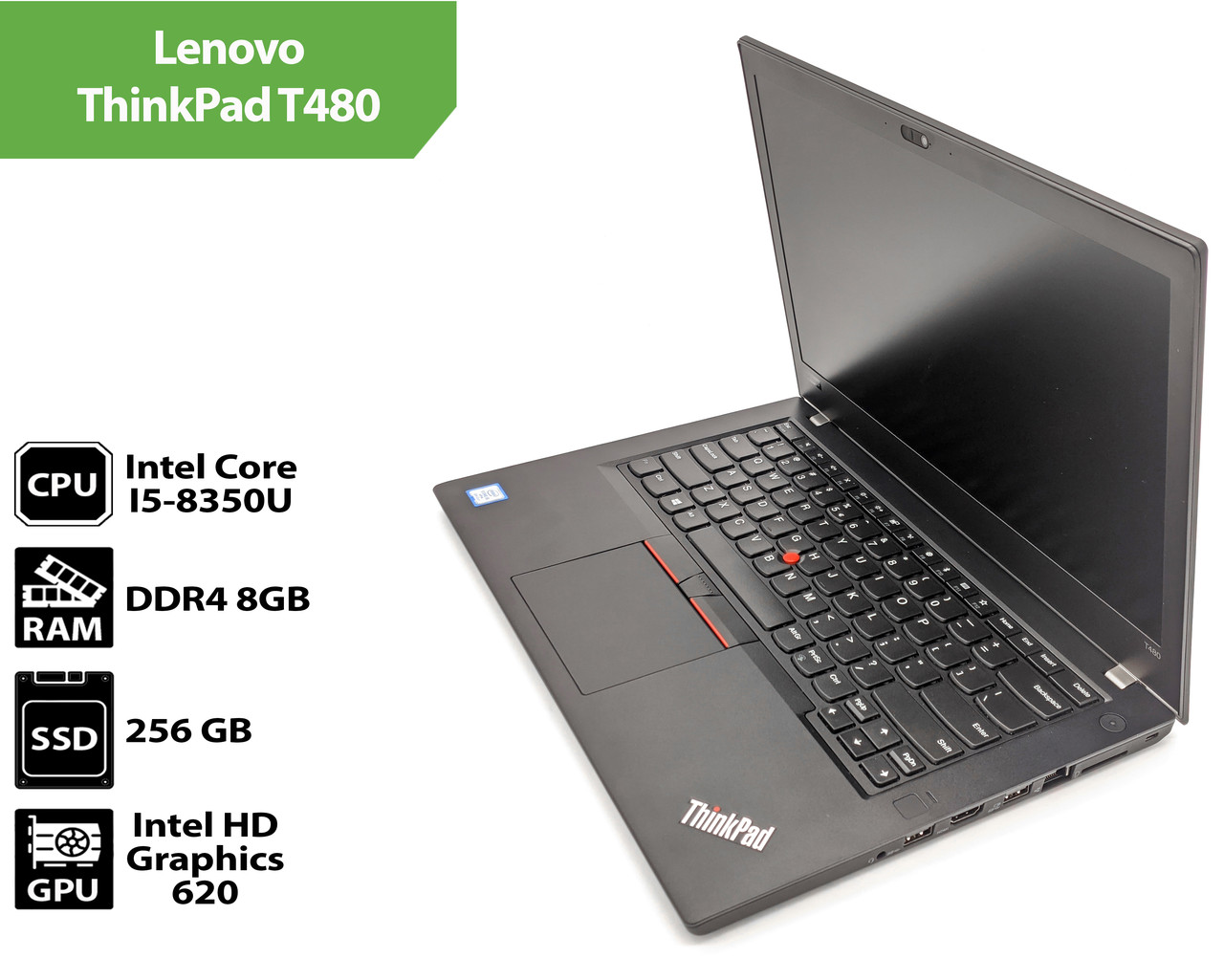 Ноутбук Lenovo ThinkPad T480 (14.0" / Intel Core I5-8350U / 8Gb / SSD 256Gb)