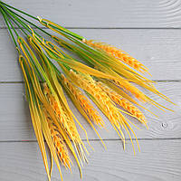 Куст пшеницы с колосками - 7 веточек 40 см.