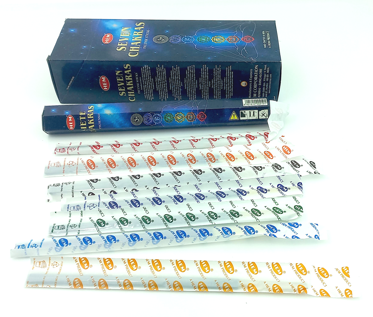 Пахощі Seven Chakras "Сім Чакр" Hem шестигранник Індія, фото 1
