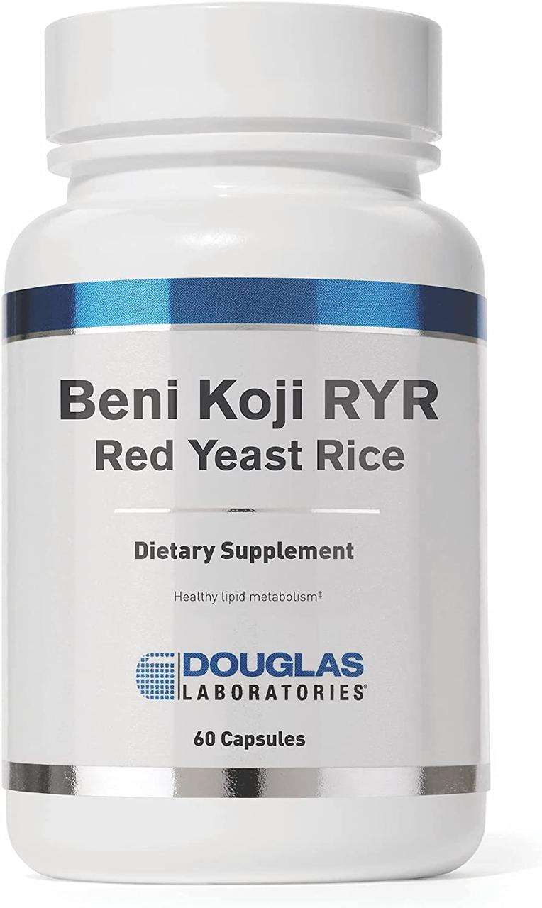 Douglas Laboratories Beni Koji Red Yeast Rice / Червоний дріжджовий рис здоровий метаболізм ліпідів 60 капсул