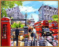 Кермо Картина за номерами (NB1242R) Весна в Лондоні, 40 х 50 см, DIY Babylon Premium