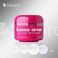 Білий гель Base One Bianco Extra W-3 (розлив) Silcare, Гель для французького манікюру, 250грамм, 30.0