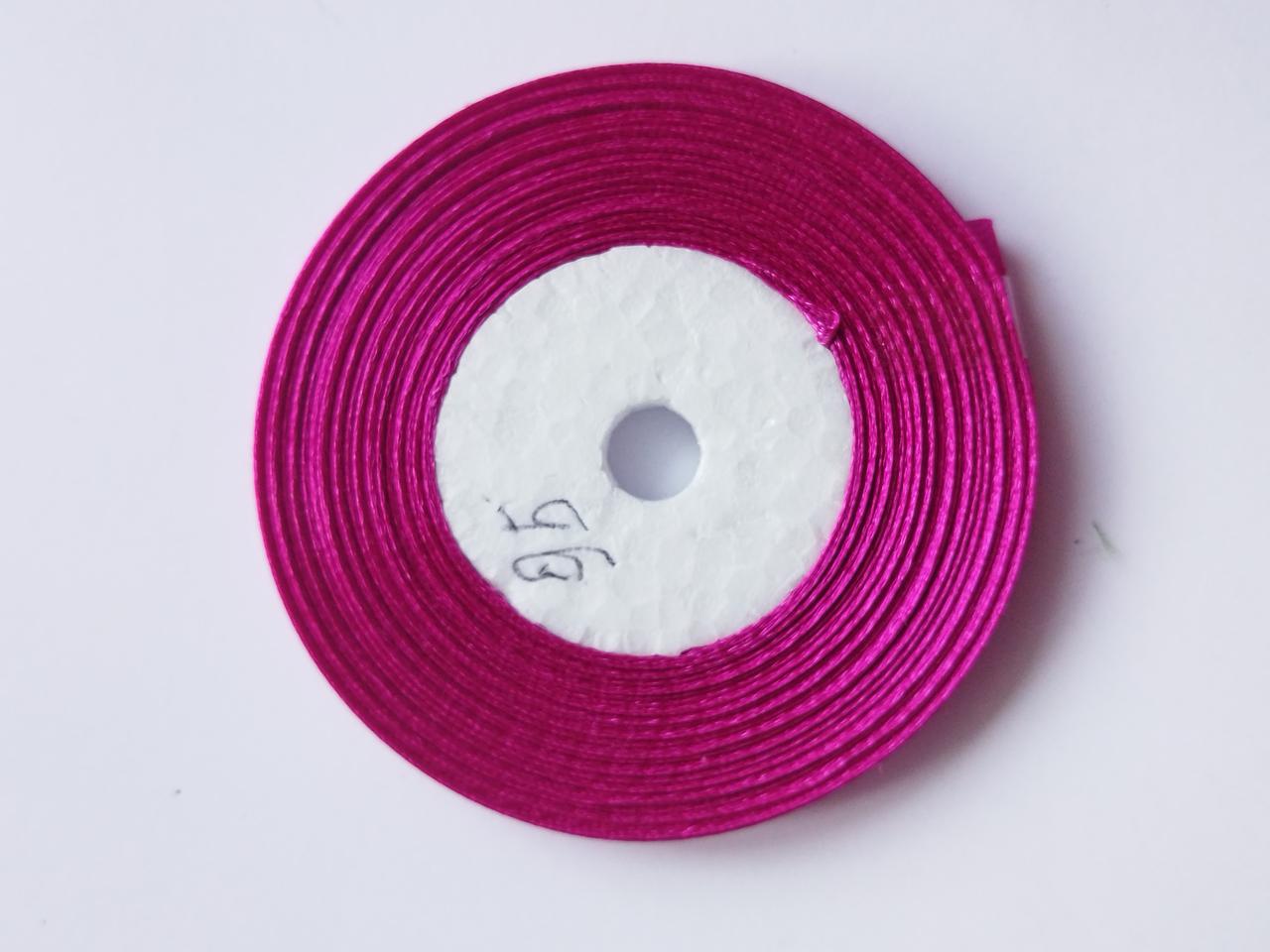 Стрічка атласна №95 (фуксія) завширшки 0,6 см, фото 1