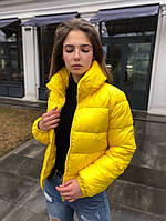 Женская куртка W1 желтая
