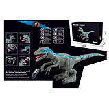 Динозавр на радіокеруванні (їздить, танцює, пар, музика, звуки на англ, реагує на руку, акумулятор, USB) 8001D, фото 5