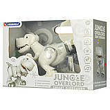 Динозавр інтерактивний (висота 33см, танцює, підсвічування, звук, на батарейках) 908C, фото 4