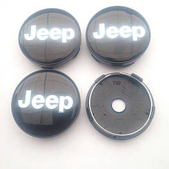 Ковпачки в диски Jeep 56*60 мм чорні