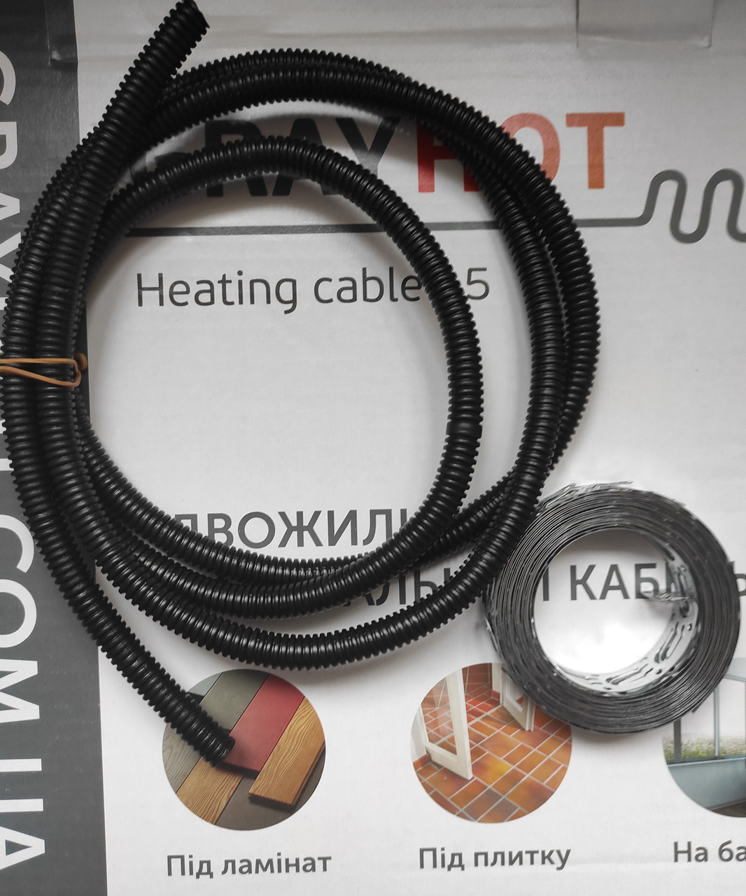 Нагрівальний кабель під плитку 1,2 м2 WOKS-18. Комплект з RTC70 - фото 6 - id-p1307213896