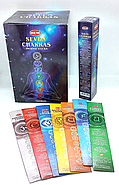 Набір із семи видів пахощів Seven Chakras "Сім Чакр" Hem Індія, фото 2