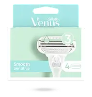 Сменные картриджи для бритья женские Venus Smooth Sensitive 4 шт