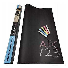 Плівка для малювання крейдою 45х200см Black Board Sticker самоклеюча дошка на стіну з крейдою