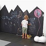 Плівка для малювання крейдою 45х200см Black Board Sticker самоклеюча дошка на стіну з крейдою, фото 5