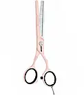 Ножиці для філірування Jaguar White Line Pastell Rose розмір 5,5