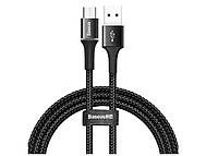 Кабель Baseus Cafule Cable USB For Type-C 2A 3m Red+Black