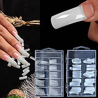 Гелеві тіпси для нарощування  100 шт/уп. (10 різних розмірів )