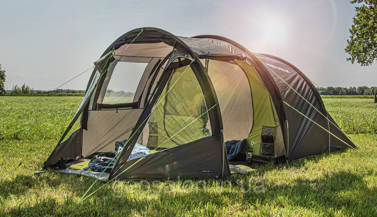 Намет чотиримісний High Peak Paxos 4 Dark Grey/Green